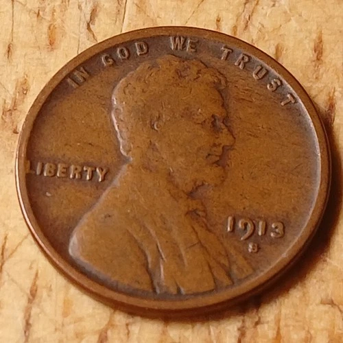 Lincoln Wheat Cent 1913 S VG #27