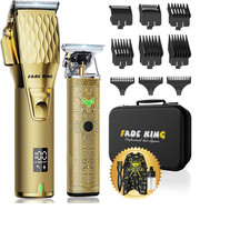 Professional Hair Clippers for Men, Cordless Barber Clippers and Beard Trimmer