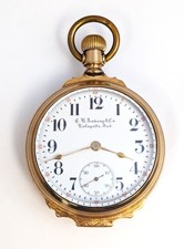 Antique ELGIN Open Face Gold-Filled 15 Jewel Pocket Watch, Size 18, Circa 1905