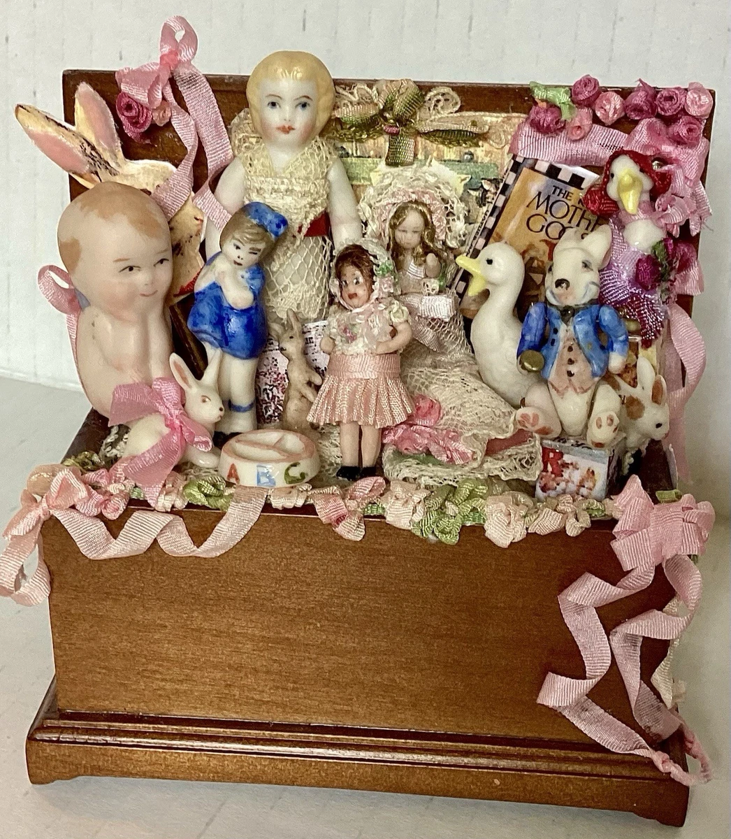 Triciclo Miniatura Casa Bambole Mobili Per Casa Delle Bambole