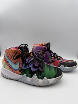 Nike Kyrie 4 S2 Hybrid SpongeBob Pineapple House CV0097-900 Youth 5.5Y