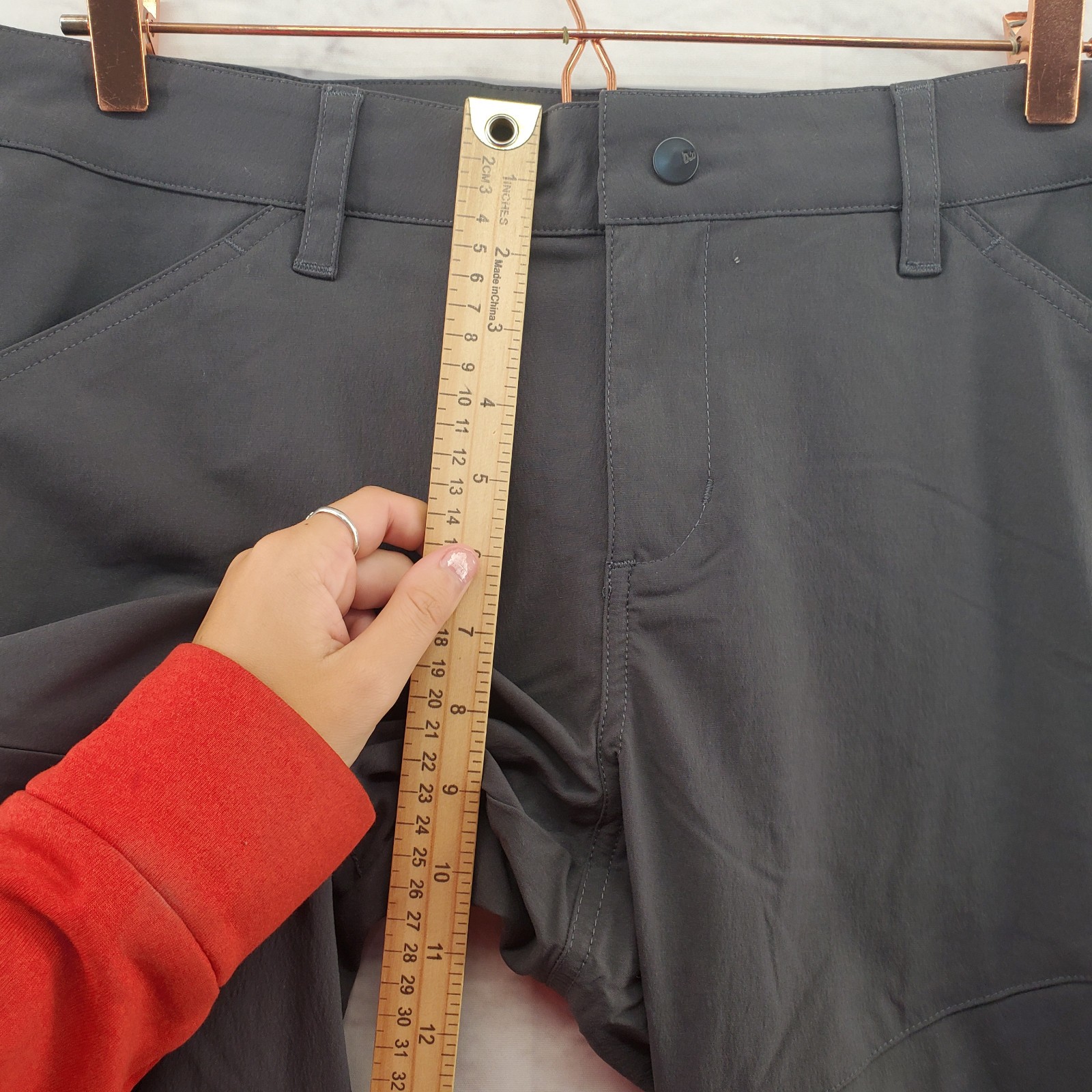 MERRELL Pantalone Donna 12 Escursionismo Performance Zip Tasca Cargo Grigio