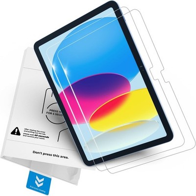 2 Pack Screen Protector for iPad A16 11th/10th Gen 9H Tempered Glass, Ultra Clea