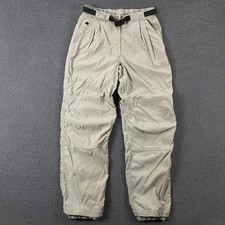 The North Face Pants Women Medium Beige Nylon Elastic Waist Cuffed Jogger Hiking