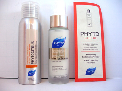 Phyto Keratine Repairing Hair Spray & Phytocitrus Shampoo & Phytocolor  LOT 3
