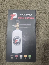 Tool Daily Foam Cannon with 1/4 Inch Quick Connector, 1 Liter, 5 Pressure Washer