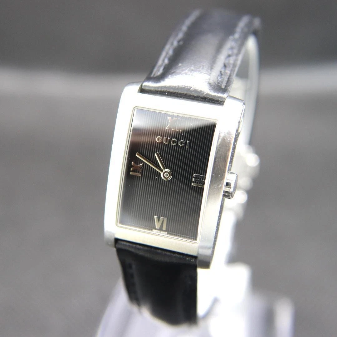 Gucci 8600J Orologio Donna Quarzo Nero 21mm Cinturino Pelle