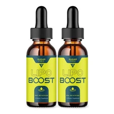 (2 Pack) Lipo Boost Advanced Drops, LipoBoost Maximum Support Formula (4oz)