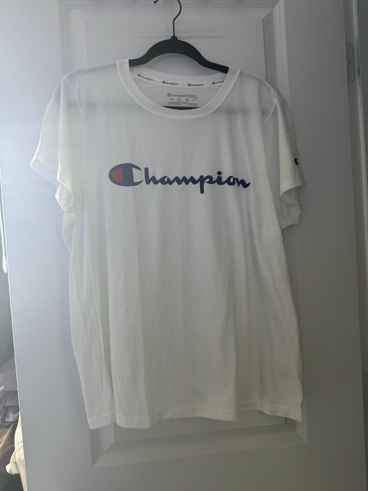 Champs White T-shirt Women’s Size 1x