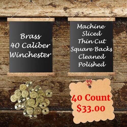 Empty Bullet Casing Crafts - Winchester 40 Cal.