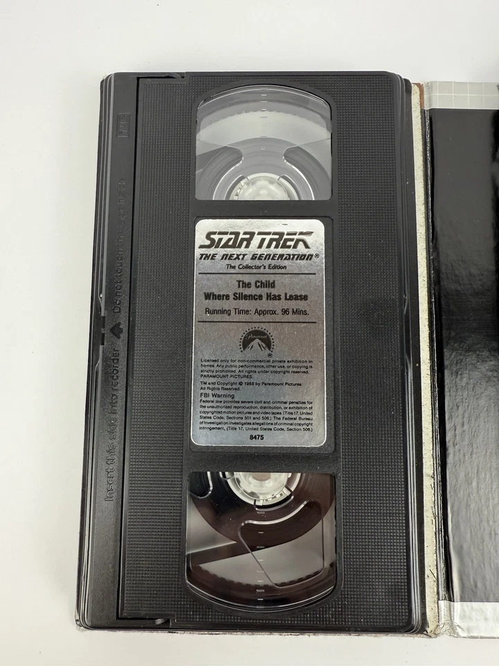 Star Trek the Next Generation Collector VHS The Child - Where Silence Has Lease - Image 4 of 4