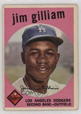 1959 Topps Jim Gilliam #306 0m2c