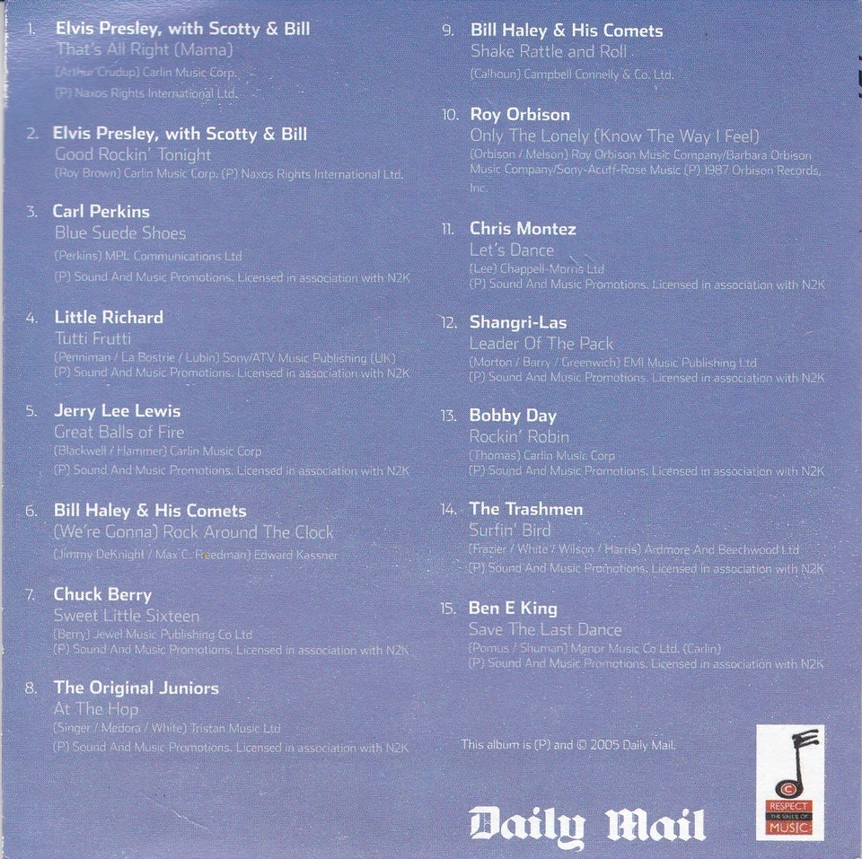 ELVIS AND FRIENDS 15 Classic Rock'n'Roll Tracks - Bild 2 von 3