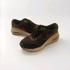 Nike Air Max System Black Red White DM9537-003 Boys Size 7Y