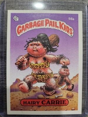 1985 Topps Garbage Pail Kids GPK - Series 2 #56a HAIRY CARRIE (NM/EX) See PICS!