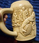 Vintage New York Giants Classic Beer Stein Mug 3D Relief Estate Item As Is Good  — photo 4