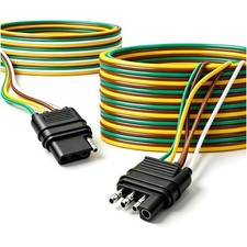 Versatile 50ft 5 Wire Trailer Wiring Kit - Ideal For Marine And Cargo Trailers Versatile 50ft 5 Wire Trailer Wiring Kit - Ideal For Marine And Cargo Trailers
