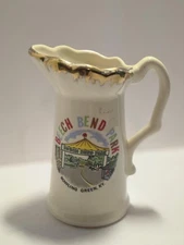 Vintage Beech Bend Park Souvenir Pitcher Creamer EBRINK USA Bowling Green KY