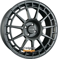 4x MAK NTT Gloss Gun Metallic 7x17 ET45 5x100 Alufelgen 17 Zoll