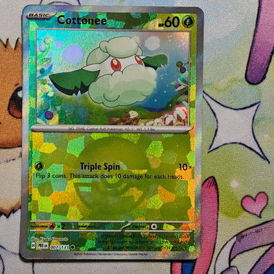 Pokémon TCG Pokémon Cottonee Holo pokeball 007/131