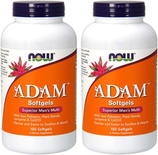ADAM Men'S Multiple Vitamin, 180 Softgel 2 Pack 