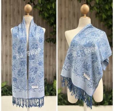 Scarft/Shawl Elephant X 2 Pieces (Lilac & Blue)
