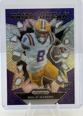 2024-2025 Panini Prizm Mojo Prizm Rookie /25 Prizm Break #PB-MNS Malik Nabers