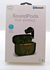 iHip Bluetooth SoundPods True Wireless Earbuds Black Charger - Sealed Box