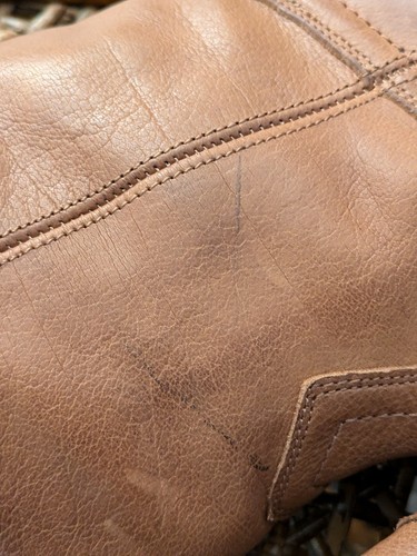 NEW: FRYE Melissa Leather Riding Western Cowboy Boots, Size 9.5B, COG, 3475456 - Picture 8 of 17