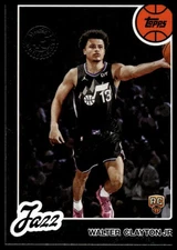 Walter Clayton Jr. 2025-26 Topps #80BK-64 1980-81 Topps Basketball Utah Jazz
