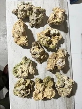 CaribSea South Seas Base Rock, approx. 8 lbs. 11 count.