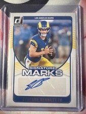 2024 Stetson Bennett IV — Panini Donruss Signature Marks Auto #SMA-SBE - Rams