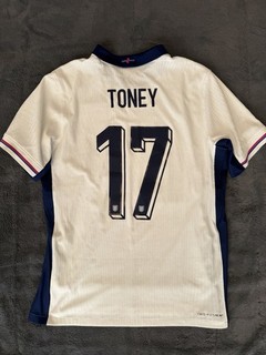 England Home Shirt Euro 2024 Player Issue Size Large Ivan Toney