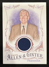 MIKE FRANCESA 2016 Topps Allen & Ginter Relic #FSRB-JME Sportscaster