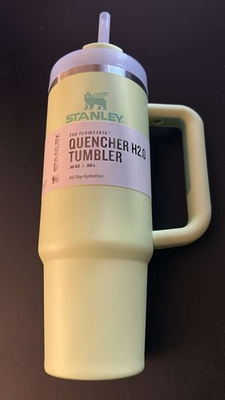 #ad Stanley The Quencher H2.0 Flowstate Tumbler 30OZ Citron New $27.99
