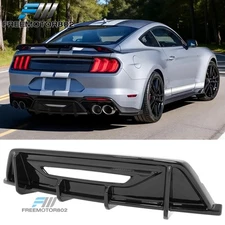 Fits 24-26 Ford Mustang Ecoboost/GT IKON Style Rear Diffuser Add On Gloss Black