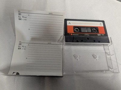 NAKAMICHI ZX-C90 Blank Metal IV Cassette Tape + Bonus *SX-C90 W