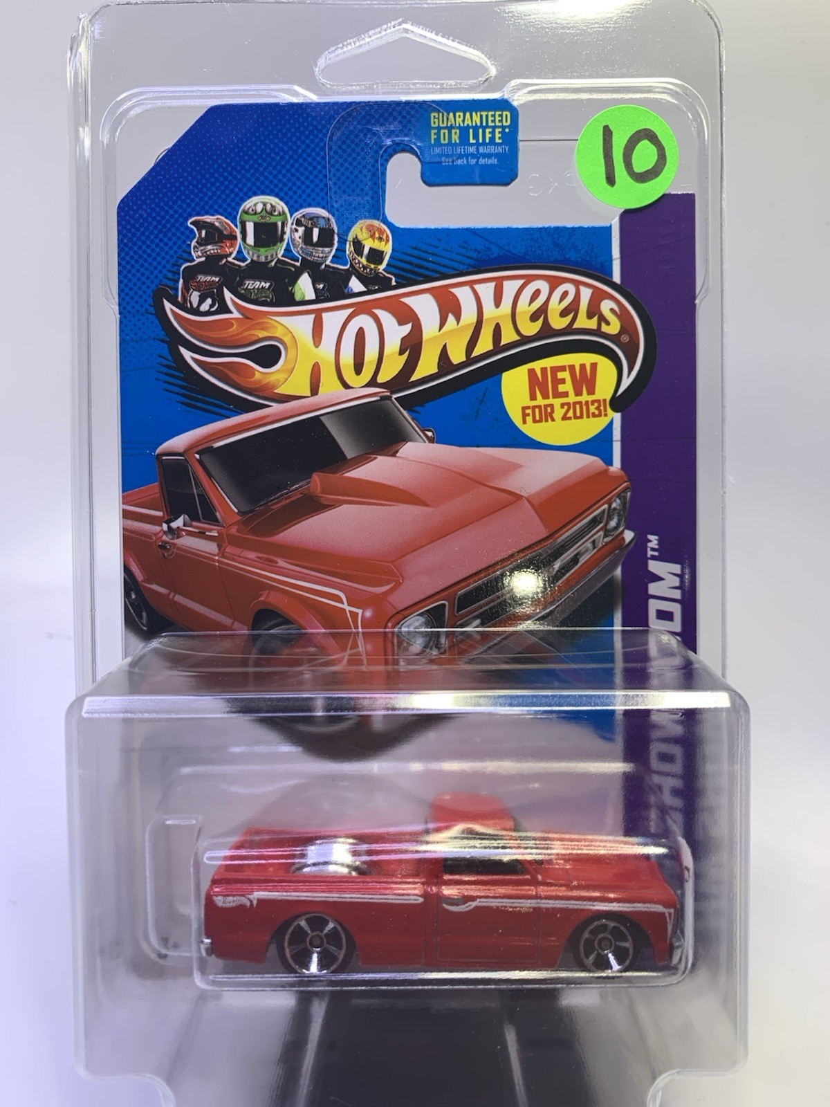 2013 Hot Wheels 67 Chevy C10 TRUCK-Red-#170/250 HW Showroom