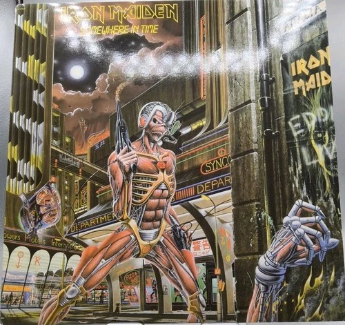 Iron Maiden Somewhere in Time 1986 Vinyl LP (M) US Capitol SJ-12524 - 1st Press