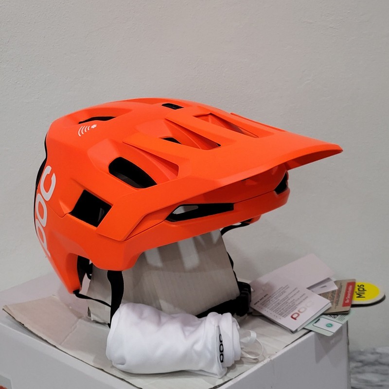 POC Kortal Race MIPS MTB Helmet Fluorescent Orange Large 59–62cm RRP £240