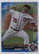 2017 Bowman Chrome Prospects Blue Refractor 134/150 Austin Voth #BCP60 1i72