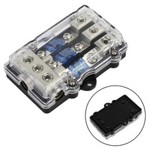 3 Way Car Mini ANL Blade Fuse Holder Stereo Audio 2 4 8 Gauge Distribution Block