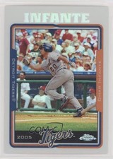 2005 Topps Chrome Refractor Omar Infante #389 6m1