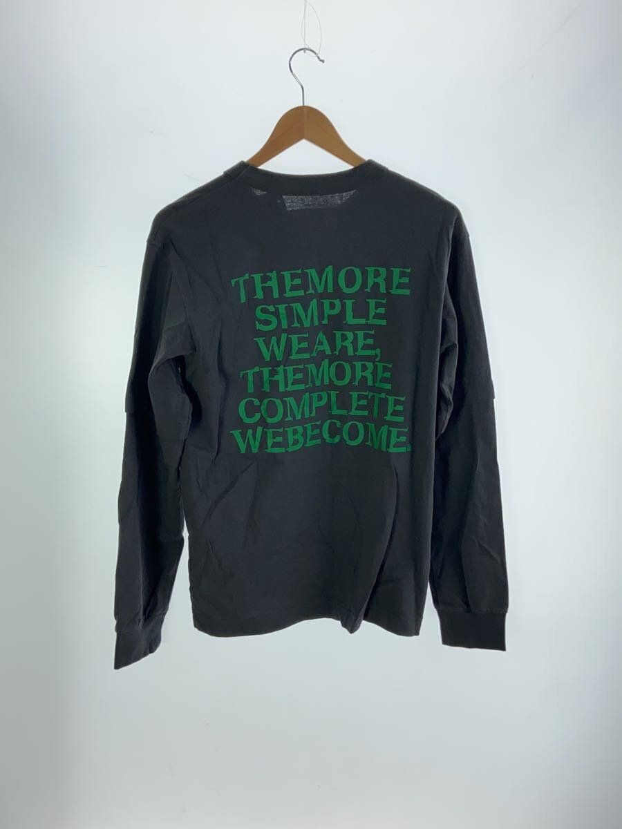 sacai 長袖カットソー　サイズ2　used Sacai Black Solid Cotton Long Sleeve T-Shirt 2 - Style 24-0797S | eBay