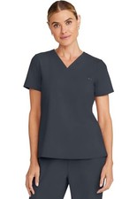 Healing Hands Quest V-Neck Tuck-in Scrub Top for Women with Welt Pocket Medium