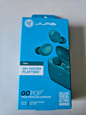 JLab - GO POP+ True Wireless In-Ear Headphones Teal New Sealed - Free Shipping