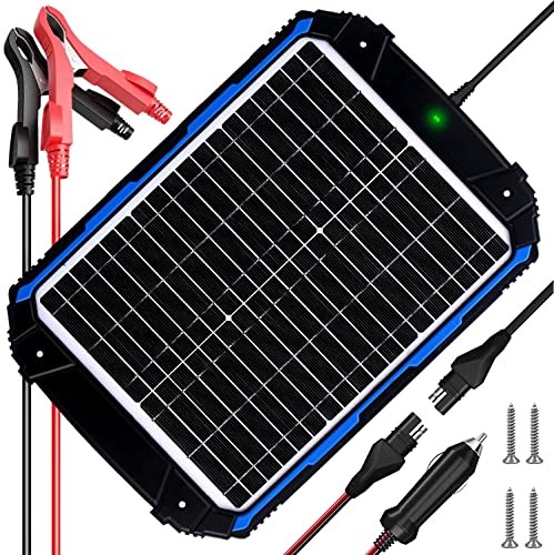 SUNER POWER 20W 12V SOLAR BATTERY TRICKLE CHARGER BUILT-IN I