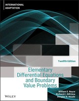 Elementary Differential Equations And Boundary Val Ue Problems, Twelfth...