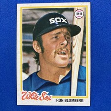 Ron Blomberg 1978 Topps Card #506 Chicago White Sox