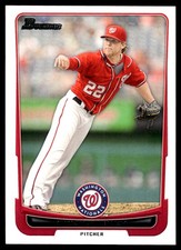 Drew Storen 2012 Bowman #78 Nationals MLB READ FREE SHIPPING AutographDen